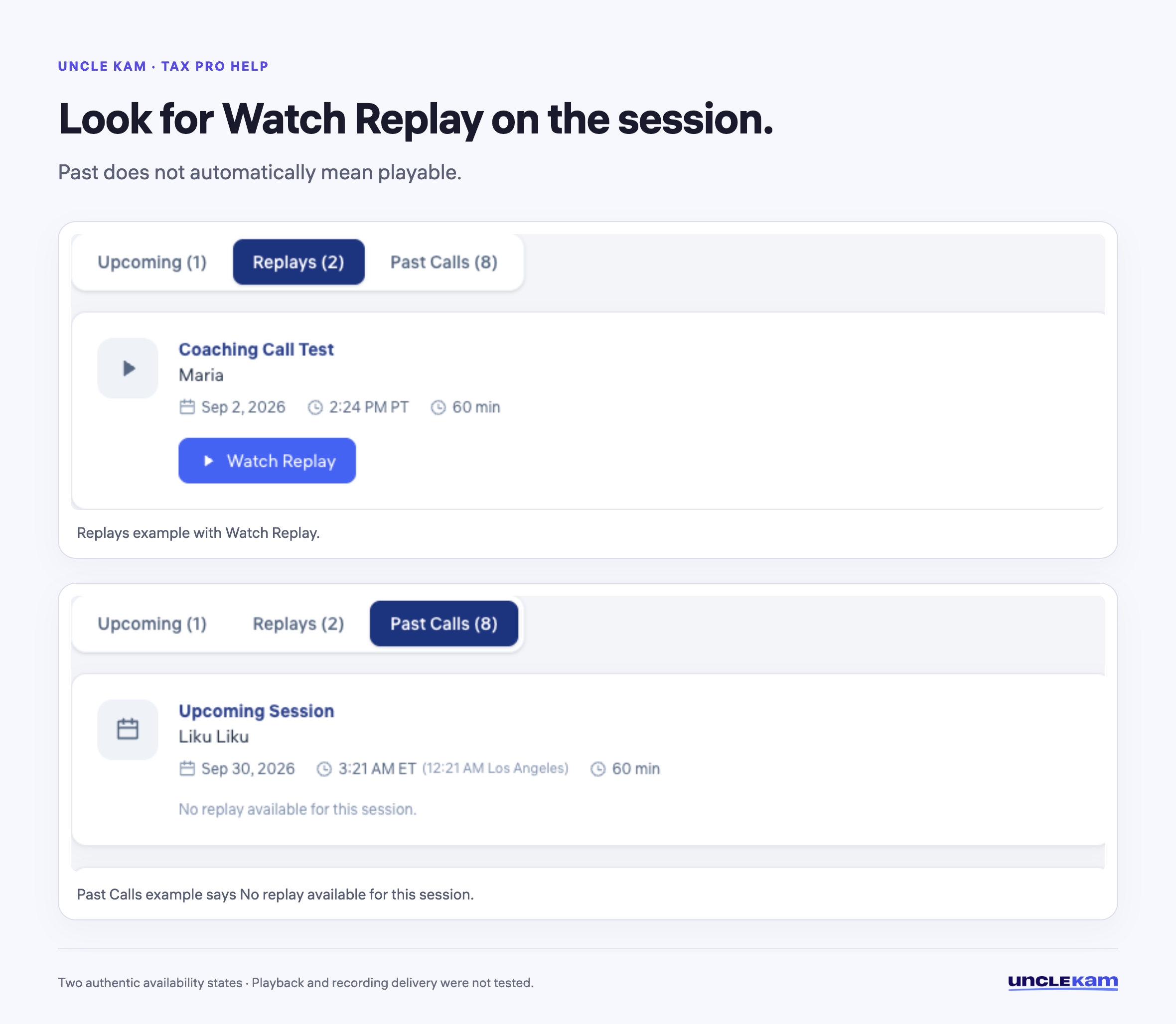 Look for Watch Replay on the session.
