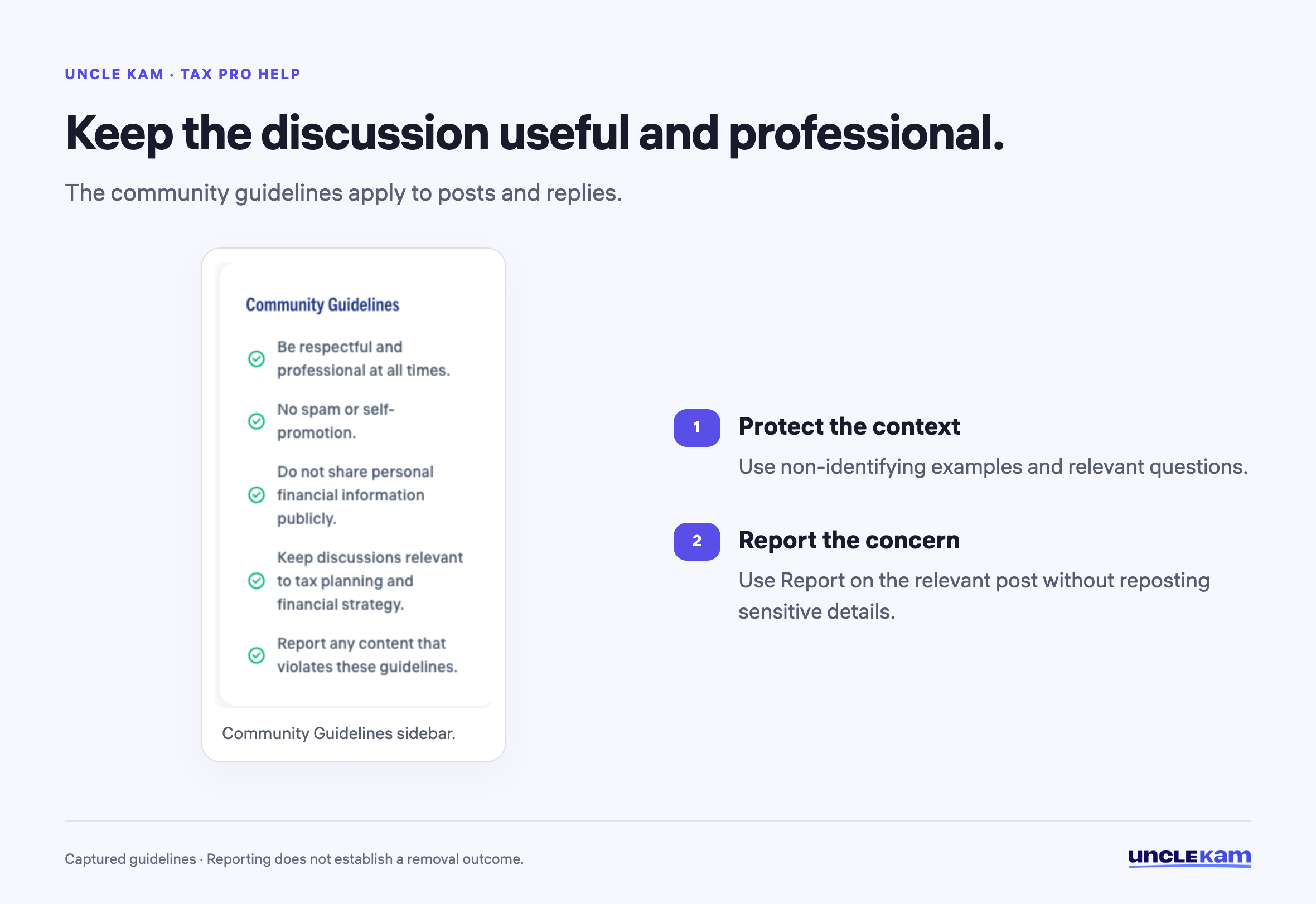 Keep the discussion useful and professional.