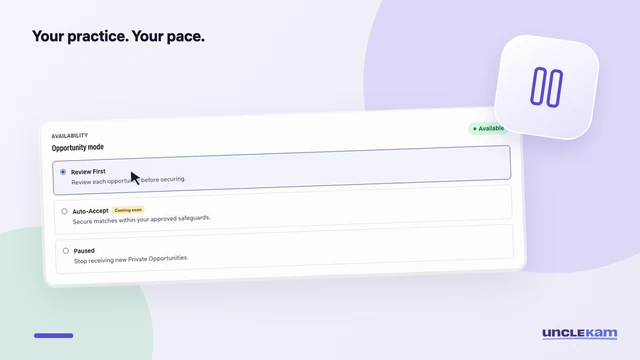 Pause or resume opportunities — illustrated preview using the recorded lesson.